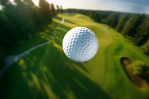 Golf Ball in the Air