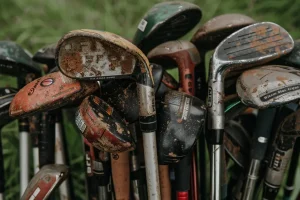 Old golf clubs