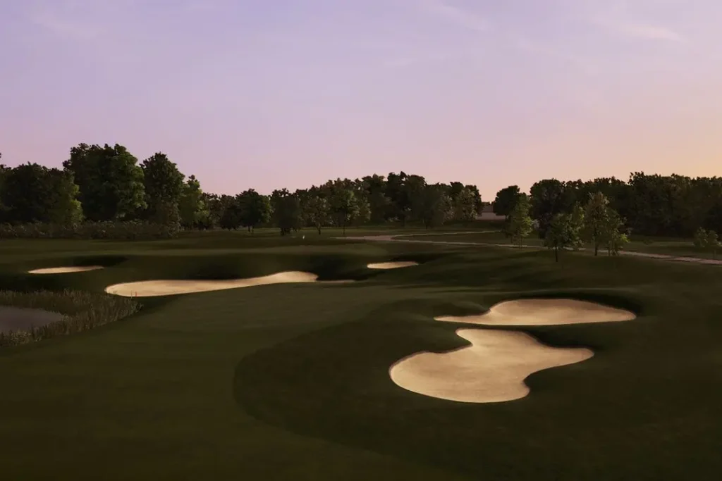 Sand Dunes with Trackman Golf Simulator